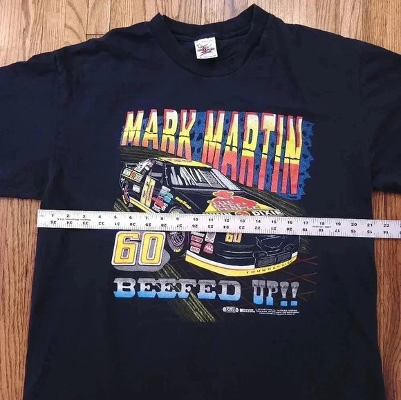 Nascar Mark Martin Vintage Tshirt Mens Size Large 90s 1997 - Picture 4 of 5
